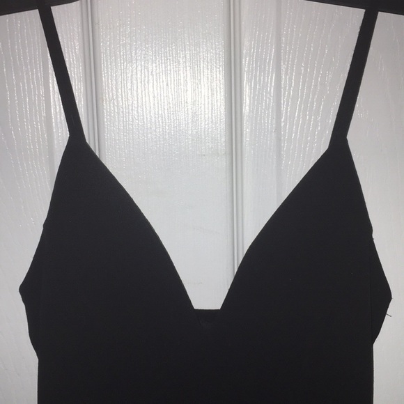 Women’s High Low BLack Romper - Picture 3 of 4